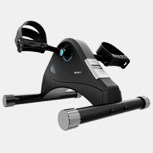 Cecotec Pedais estáticos com motor de assistência e controlo remoto. Exercite as pernas ou braços. Comando a distância Motor de assistência. Níveis de velocidade. Ecrã LED. Tapete antideslizante.