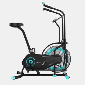 Cecotec Bicicleta de resistência ao ar. Bicicleta de ar. Selim regulável verticalmente. Ecrã LCD. Suporte para dispositivo. Apoios para pés. Guiador almofado.