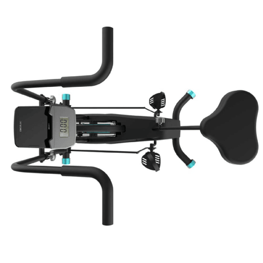 Cecotec Bicicleta de resistência ao ar. Bicicleta de ar. Selim regulável verticalmente. Ecrã LCD. Suporte para dispositivo. Apoios para pés. Guiador almofado.
