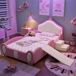Cama infantil de poliuretano Cama infantil de poliuretano Rosa
