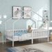Cama cabaña infantil de madera maciza Cama cabaña infantil de madera maciza Blanco