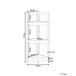 Beliani Estantería de baño ILLAMPU Beliani Estantería de baño ILLAMPU Madera Clara