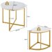 Conjunto de mesas y sillas de comedor 80x80 Conjunto de mesas y sillas de comedor 80x80 Blanco