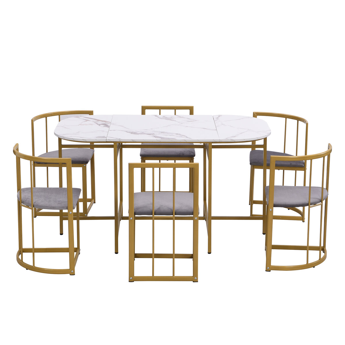 Conjunto de mesas y sillas de comedor 140x80