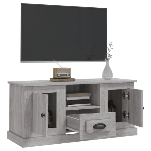Móvel de TV - Modulo de TV - Armário de TV 100x35,5x45 cm derivados de madeira cinzento sonoma