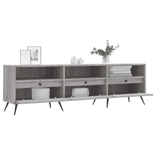 Móvel de TV - Modulo de TV - Armário de TV 150x30x44,5 cm derivados de madeira cinzento sonoma