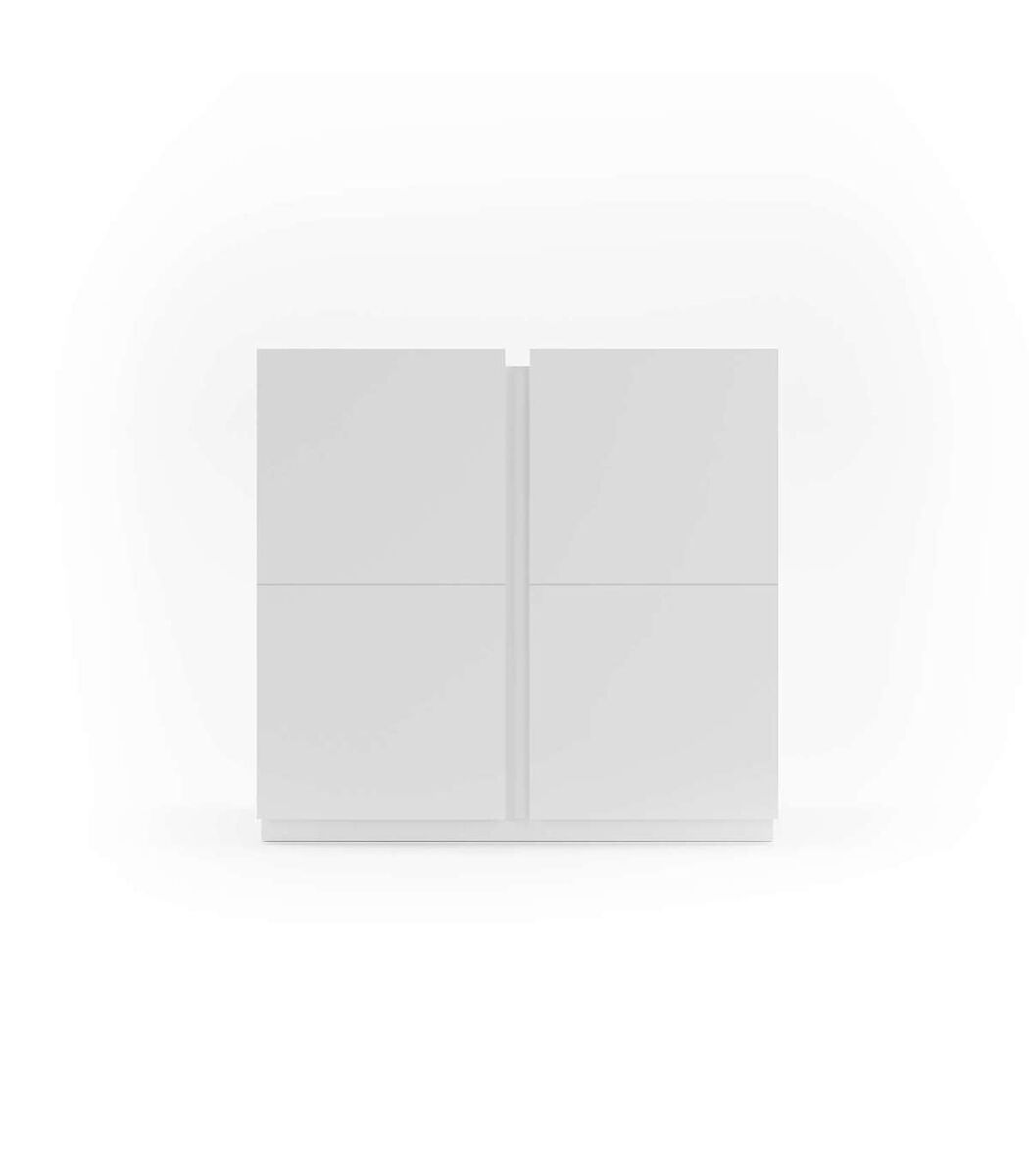 Recibidor zapatero modelo 516 acabado blanco, 90 x 95 x 35 (alto x ancho x fondo)