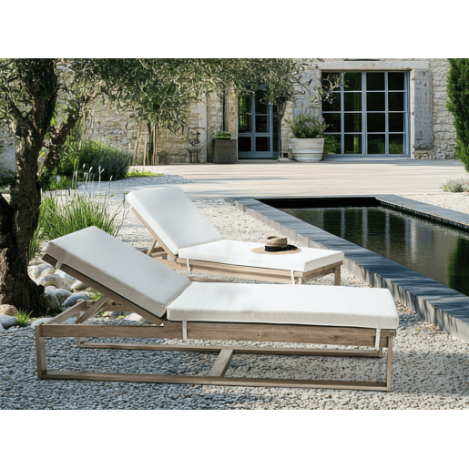 Beliani Cadeira loungerelax AZZANELLO Beliani Cadeira loungerelax AZZANELLO
