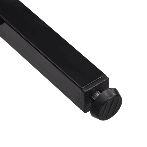 Conjunto de mesa e 6 cadeiras - cadeiras com assento e almofadas para as costas - preto Conjunto de mesa e 6 cadeiras - cadeiras com assento e almofadas para as costas - preto