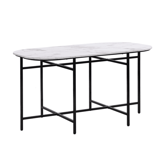 Conjunto de mesa e 6 cadeiras - cadeiras com assento e almofadas para as costas - preto Conjunto de mesa e 6 cadeiras - cadeiras com assento e almofadas para as costas - preto