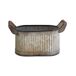 Beliani Conjunto de 2 macetas TULIPE Beliani Conjunto de 2 macetas TULIPE Gris
