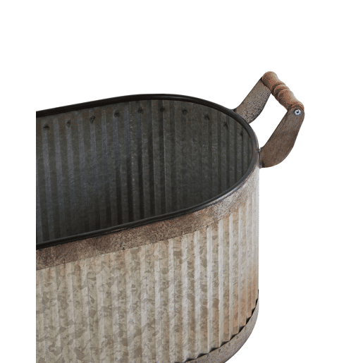 Beliani Conjunto de 2 vasos para plantas TULIPE Beliani Conjunto de 2 vasos para plantas TULIPE
