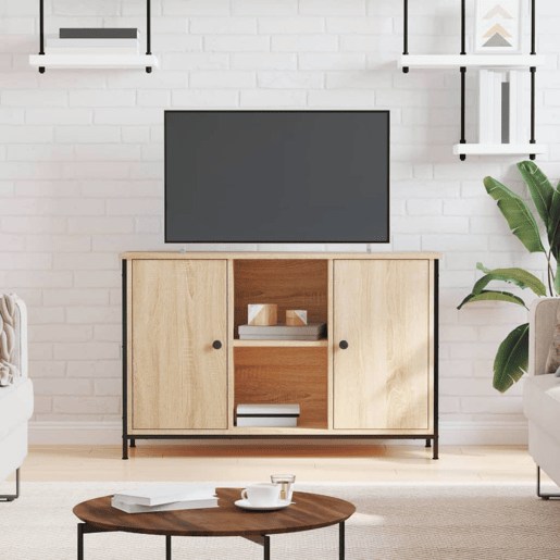 Móvel de TV - Modulo de TV - Armário de TV 100x35x65 cm derivados de madeira carvalho sonoma