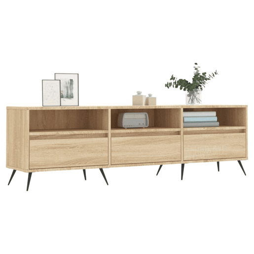 Móvel de TV - Modulo de TV - Armário de TV 150x30x44,5 cm derivados de madeira carvalho sonoma
