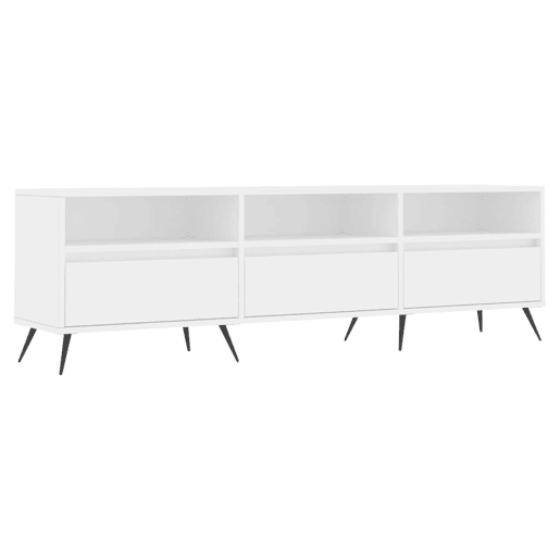 Móvel de TV - Modulo de TV - Armário de TV 150x30x44,5 cm derivados de madeira branco