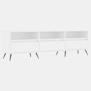 Móvel de TV - Modulo de TV - Armário de TV 150x30x44,5 cm derivados de madeira branco