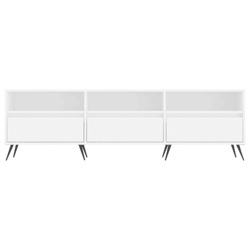 Móvel de TV - Modulo de TV - Armário de TV 150x30x44,5 cm derivados de madeira branco