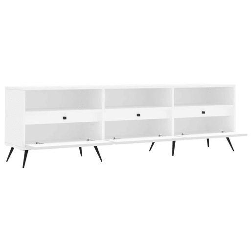 Móvel de TV - Modulo de TV - Armário de TV 150x30x44,5 cm derivados de madeira branco