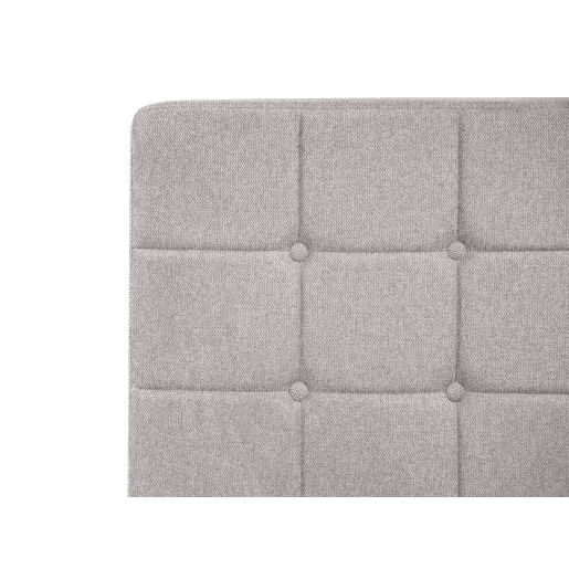 Cama ajustável Tecido DUKE 160 x 200 cm Cinzento claro