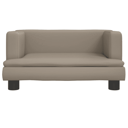 Sofá infantil - Sofá para crianças 60x40x30 cm couro artificial cappuccino Sofá infantil - Sofá para crianças 60x40x30 cm couro artificial cappuccino
