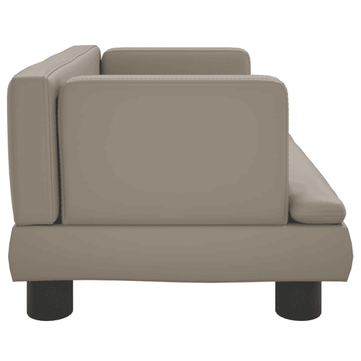 Sofá infantil - Sofá para crianças 60x40x30 cm couro artificial cappuccino Sofá infantil - Sofá para crianças 60x40x30 cm couro artificial cappuccino