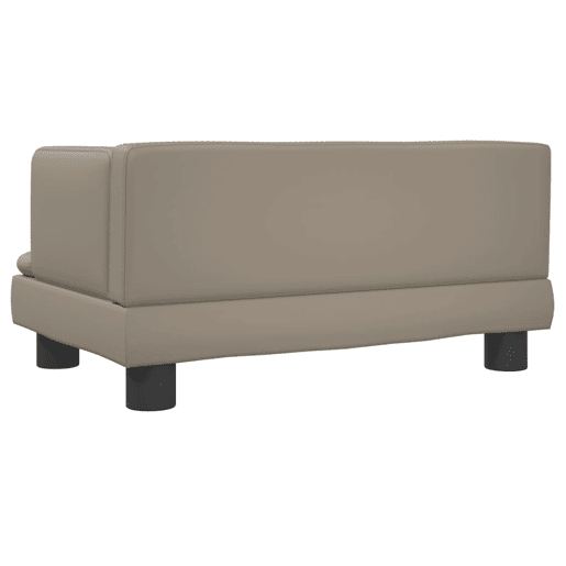 Sofá infantil - Sofá para crianças 60x40x30 cm couro artificial cappuccino Sofá infantil - Sofá para crianças 60x40x30 cm couro artificial cappuccino