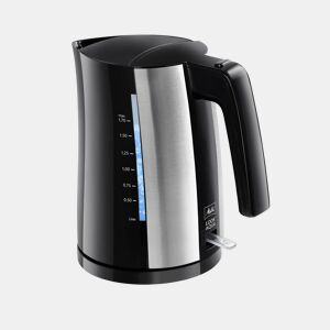 Fervedor de Água e Chaleira Elétrica Melitta LOOK AQUA II BLACK EU PretoPrateado Aço inoxidável 2400 W 1,7 L