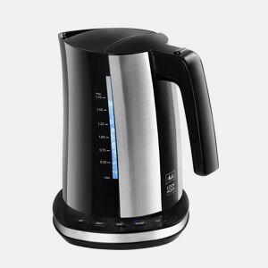 Fervedor de Água e Chaleira Elétrica Melitta LOOK AQUA DELUXE BLACK EU PretoPrateado Aço inoxidável 2400 W 1,7 L