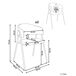 Beliani Silla de comedor ALANSON Beliani Silla de comedor ALANSON Beige