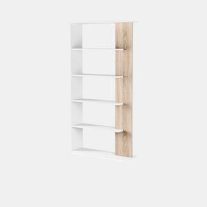 Prateleira Opal Artik White (Branco mate) - Carvalho canadiano 90 x 180 x 25 cm