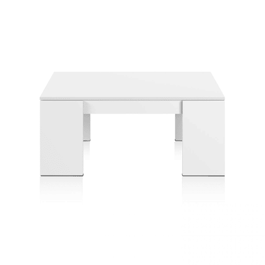 Mesa de centro Calex elevável Branco 100 x 45 x 50 cm Mesa de centro Calex elevável Branco 100 x 45 x 50 cm