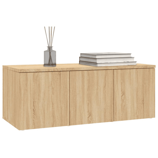 Móvel de TV - Modulo de TV - Armário de TV 80x34x30 cm derivados de madeira carvalho sonoma