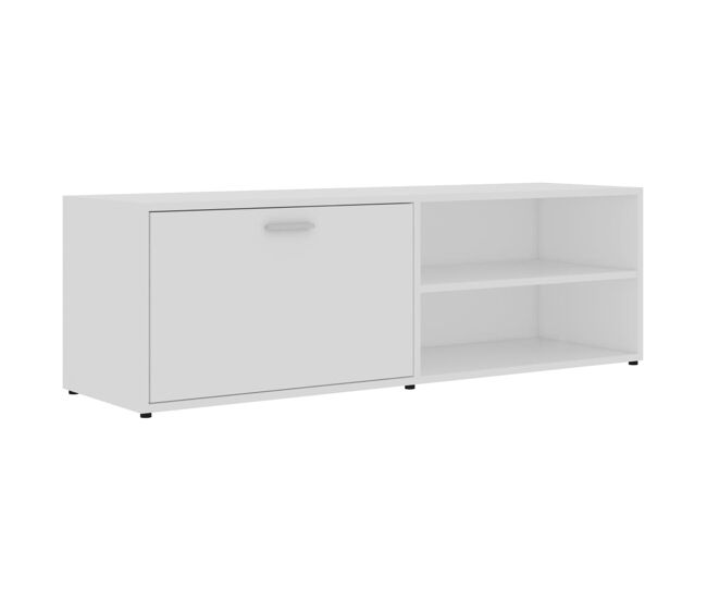 Mueble para tv - mueble tv - mesa de tv madera contrachapada blanco 120x34x37 cm