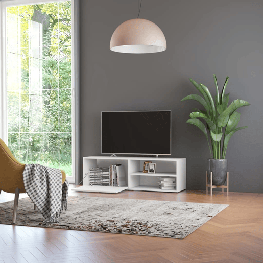 Móvel de TV - Modulo de TV - Armário de TV 120x34x37 cm derivados de madeira branco