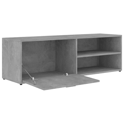 Móvel de TV - Modulo de TV - Armário de TV 120x34x37 cm derivados de madeira cinzento cimento