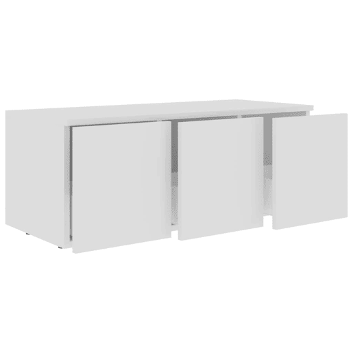 Móvel de TV - Modulo de TV - Armário de TV 80x34x30 cm derivados de madeira branco