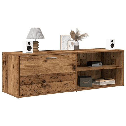 Móvel TV - Modulo de TV - Armário de TV madeira antiga 120x34x37 cm madeira trabalhada