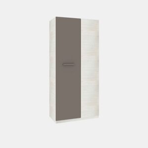 Roupeiro para jovens Axim Alpes Brancos - Basalto 90 x 200 x 52 cm
