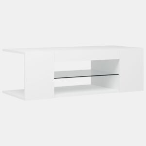 Móvel de TV - Modulo de TV - Armário de TV com luzes LED 90x39x30 cm branco