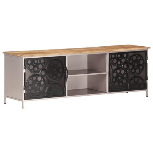Móvel de TV - Modulo de TV - Armário de TV 120x30x40 cm madeira de mangueira áspera