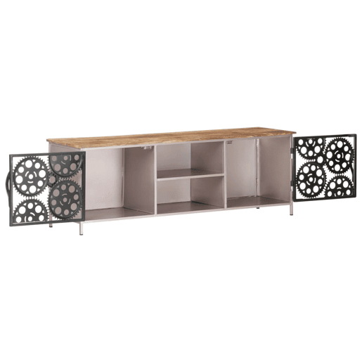 Móvel de TV - Modulo de TV - Armário de TV 120x30x40 cm madeira de mangueira áspera