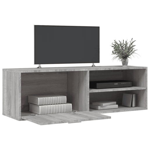 Móvel de TV - Modulo de TV - Armário de TV 120x34x37 cm derivados de madeira cinzento sonoma