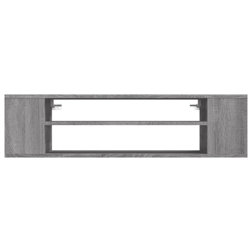 Armário TV - Móvel de TV suspenso 100x30x26,5 cm deriv. madeira cinza sonoma