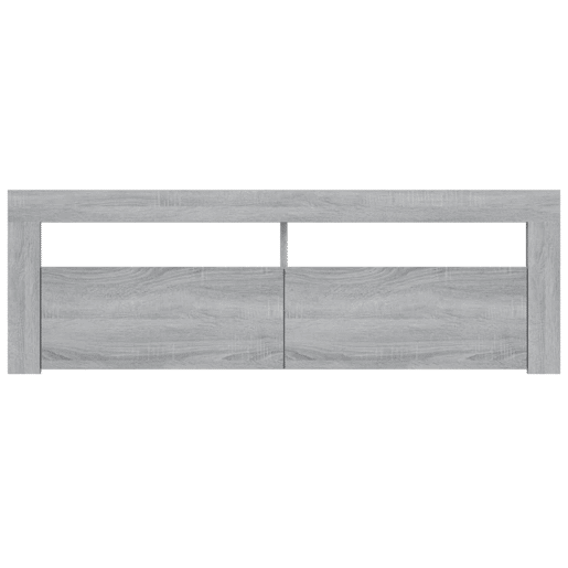 Móvel de TV - Modulo de TV - Armário de TV com luzes LED 120x35x40 cm cinzento sonoma