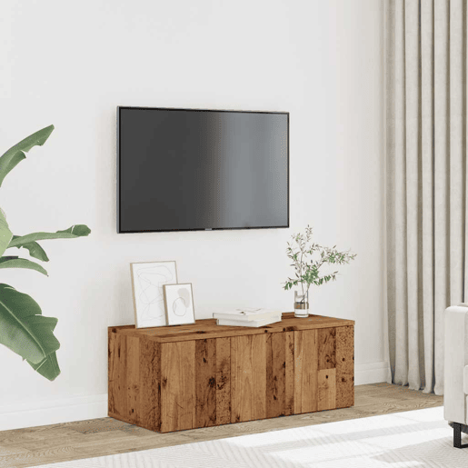 Móvel TV - Modulo de TV - Armário de TV madeira antiga 80x34x30 cm madeira trabalhada