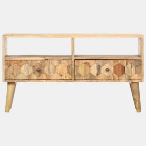 Móvel de TV - Modulo de TV - Armário de TV 90x30x50 cm madeira de mangueira maciça