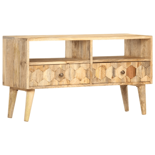 Móvel de TV - Modulo de TV - Armário de TV 90x30x50 cm madeira de mangueira maciça Móvel de TV - Modulo de TV - Armário de TV 90x30x50 cm madeira de mangueira maciça