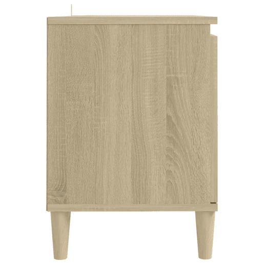 Móvel de TV - Modulo de TV - Armário de TV c pernas de madeira 103,5x35x50 cm carvalho sonoma