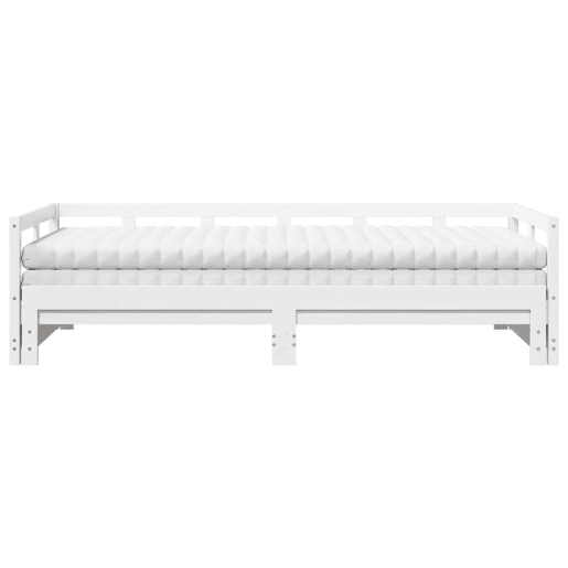 Cama infantil - Cama para crianças c gavetão e colchões 90x200 cm pinho maciço branco