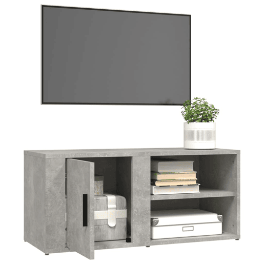 Móveis TV - Armários de TV 2 pcs 80x31,5x36 cm derivados madeira cinza cimento